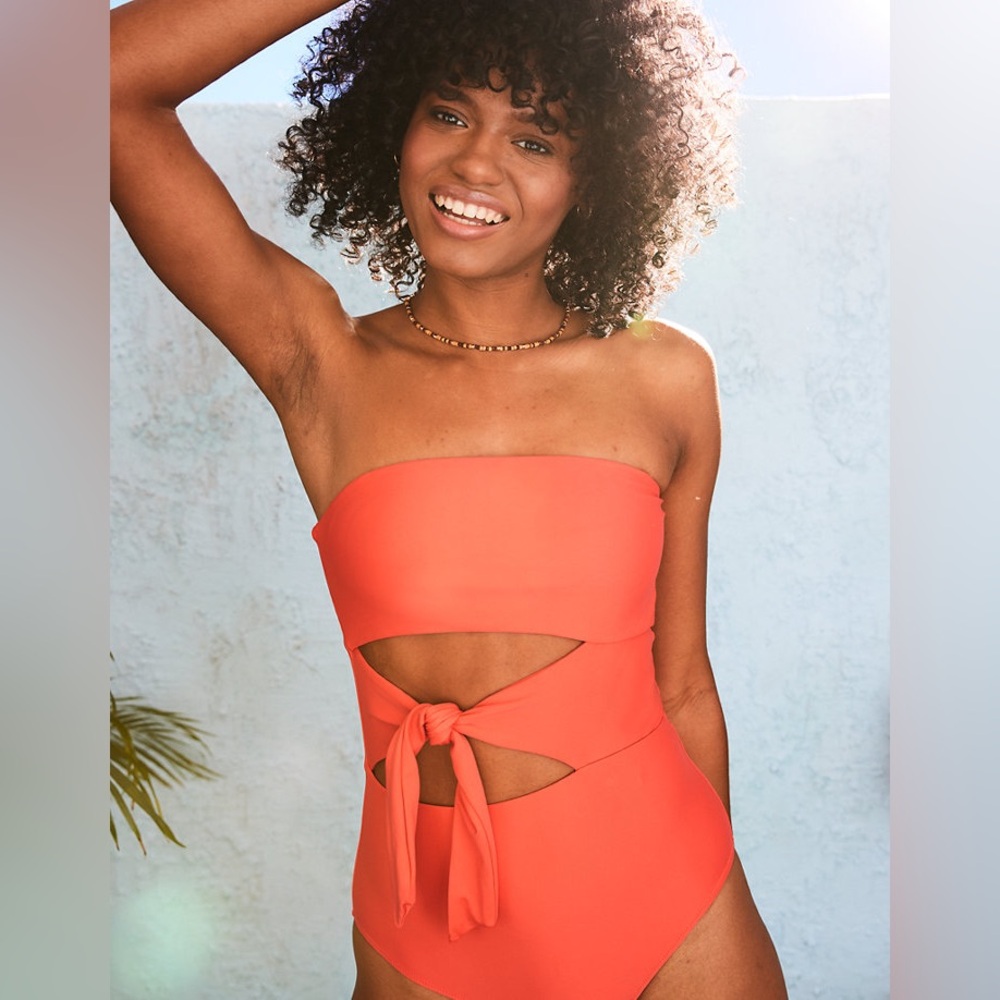 Aerie Wrap One Piece Swimsuit